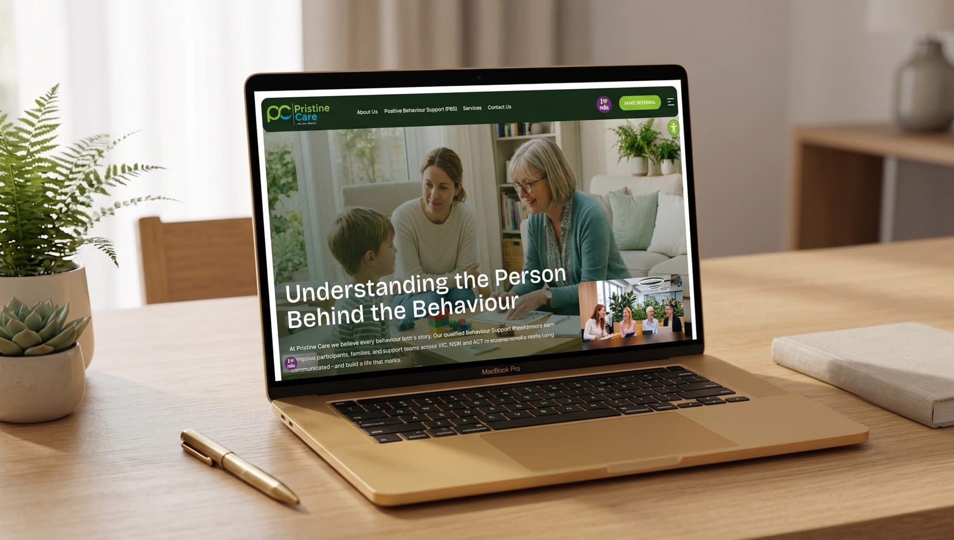 Pristine Care — NDIS Provider Website (Next.js)